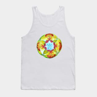 Yellow Mandala Tank Top